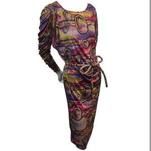 Missoni  1980s Silk Jersey "Mosaic" Pattern